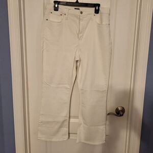 J Crew Factory High Rise Flare Crop Jeans